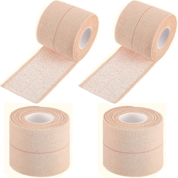 4 Pack Adhesive Elastic Bandage Wrap,Bexikou 1.97 Inch x 4.92 Yard Self Adhesive Compression Bandage Wrap Flexible Stretch Bandages for Legs, Ankle, Knee,Wrist