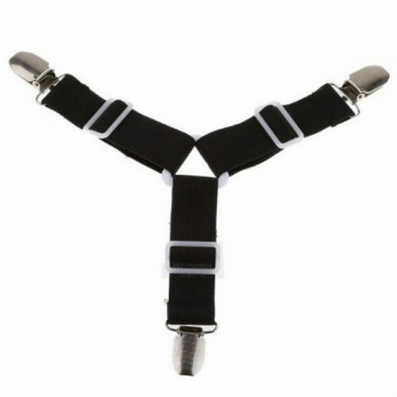 best sellerElastic Bed Sheet Straps – Set of 4 Adjustable Bands with Heavy-Duty Clips for a Smooth, Slip-Free Fit on Mattress Pads, Sheets and Covers