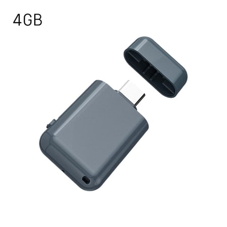 Blarkrus Ai Voice Recorder 4GB, Direct Plug-in Reverse Charging and File Playback, for Meetings Lectures Interviews Setup, Multicolor, 4GB