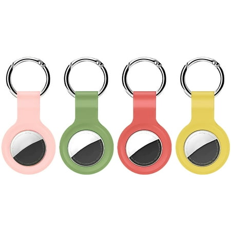 4 Pack AirTag Holder with Keychain -Sherry AirTag Case with Anti-Lost Keychain, Protective Air Tag, Item Finders, for Dog, Cat, Keys, Wallet, Backpacks price history and forecast - Sherry