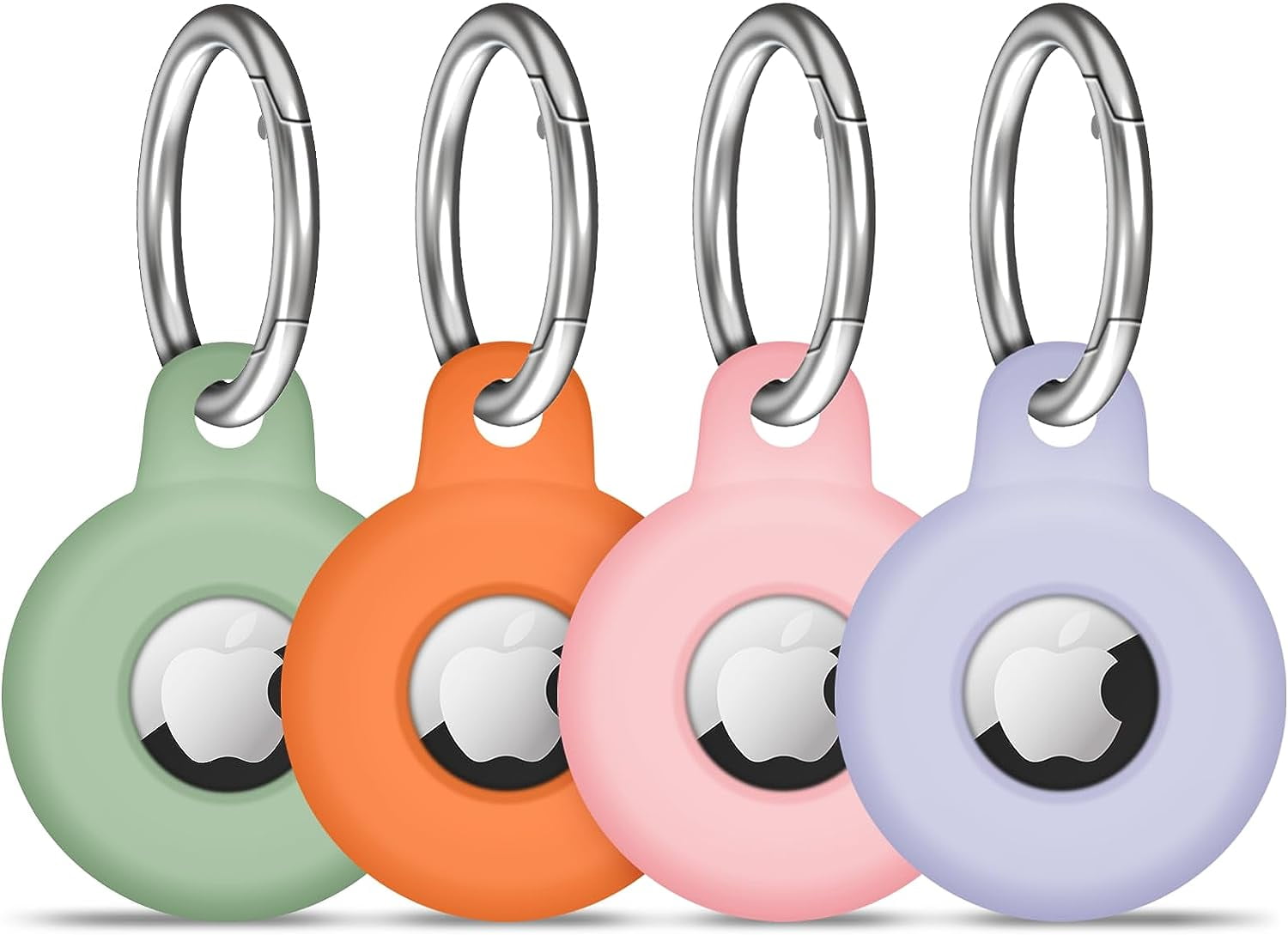 【4 Pack】 Airtag Holder Compatible with AirTag,Airtag Tracker with