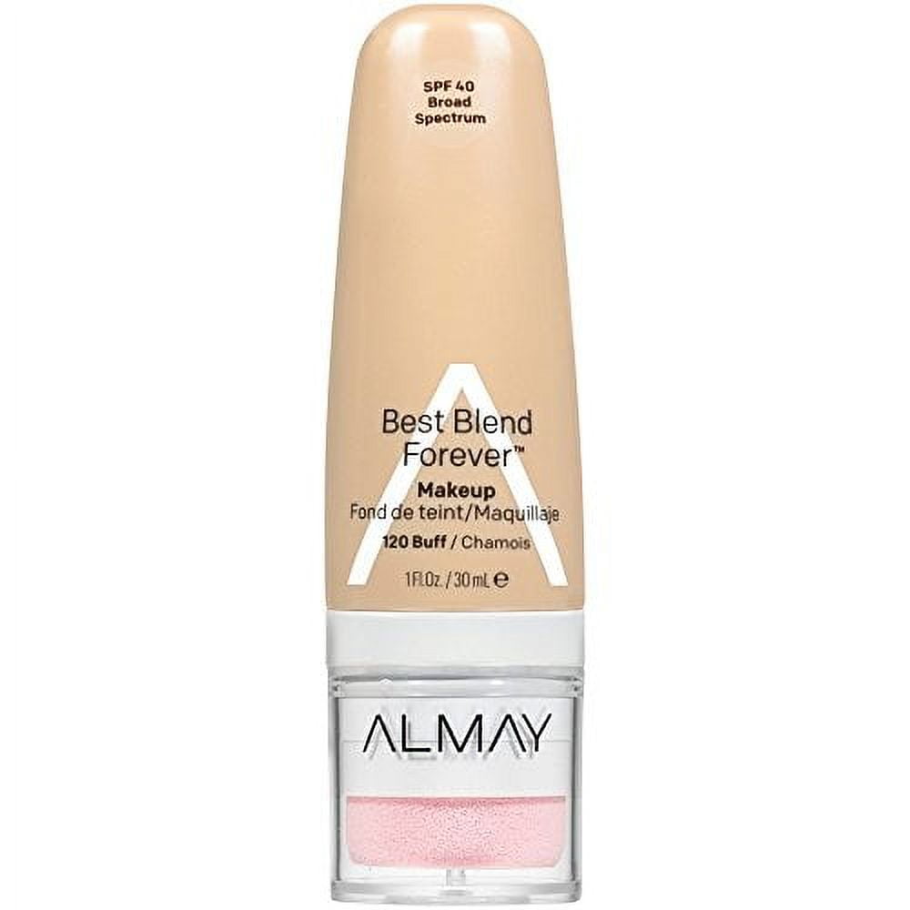 4 Pack Almay Best Blend Forever Foundation, Buff, 1 fl. oz, SPF 40 Broad Spectrum