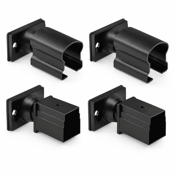 4 Pack Aluminum Adjustable Railing Bracket Connector With Screws