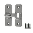 thumbnail image 1 of 4 Pack Aluminum Alloy Flip Latch Lock with Padlock Hole 180 Degree Heavy Duty Slide Door Lock Latch Bolt, 1 of 9
