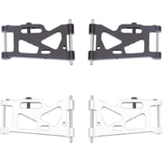 4 Pack Aluminum Suspension A-Arms Set Front/Rear Alloy Suspension Arms with Screw Pins Replacement for 1/10 Slash and Other Models RC Car Mixed Color