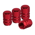 thumbnail image 1 of 4-Pack Aluminum Tire Valve Stem Caps – Rust-Free Metal Screw-On Design, Universal for Cars/Trucks/Bikes/Motorcycles (Black), 1 of 7