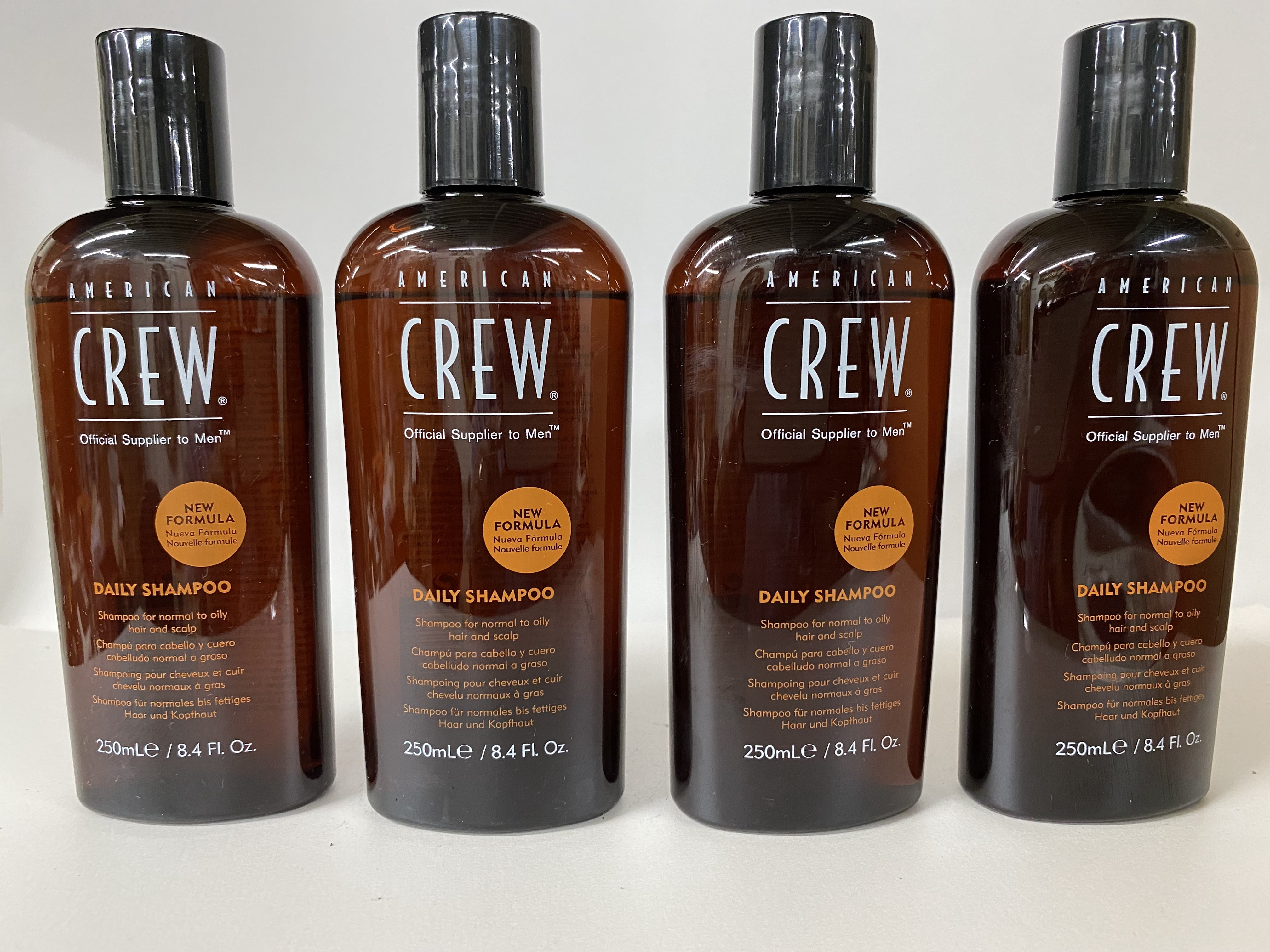 4 Pack American Crew Daily Shampoo for normal to Oily Hair & Scalp