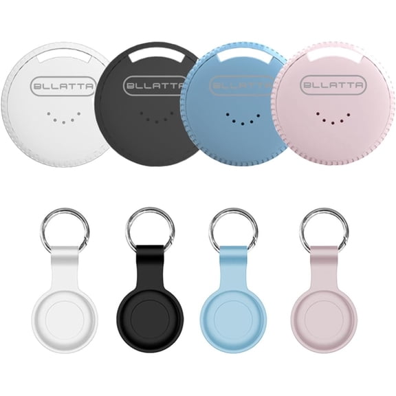 4 Pack Android Air Trackers,2026 New Key Finder for Android,Compatible with Google Find Hub App,with 4 Case, IP66 Waterproof,Luggage,Keys,Backpack Trackers,4colors (Round 4 Colors)