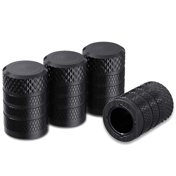 Unbranded Anodized Aluminum Tire Valve Stem Caps 4-Pack