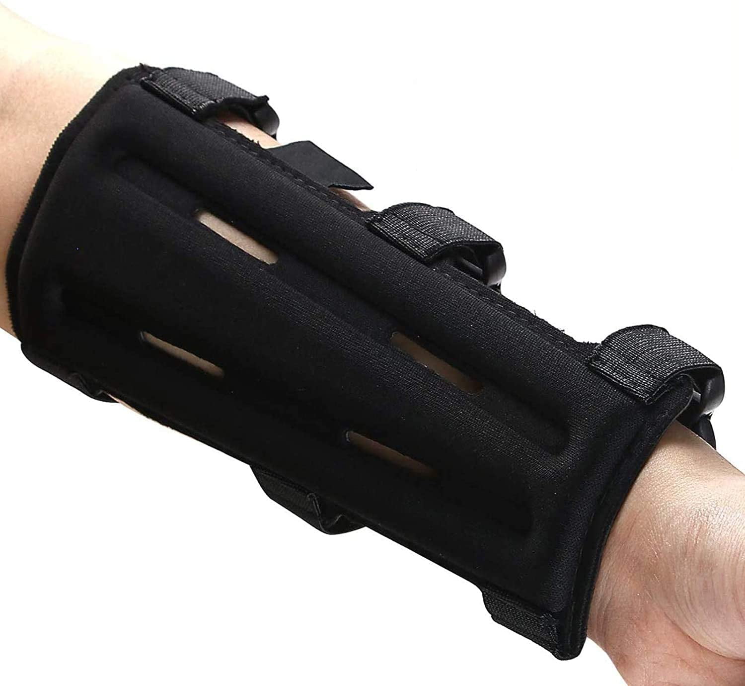 4 Pack Archery Arm Guards Leather Forearm Protector Adjustable Bow