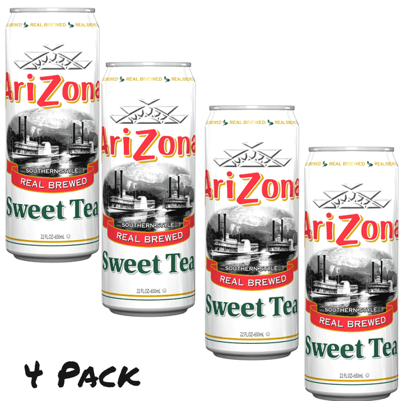 ( 4 Pack ) Arizona Real Brewed Southern Style Sweet Tea, 23 Fl. oz.