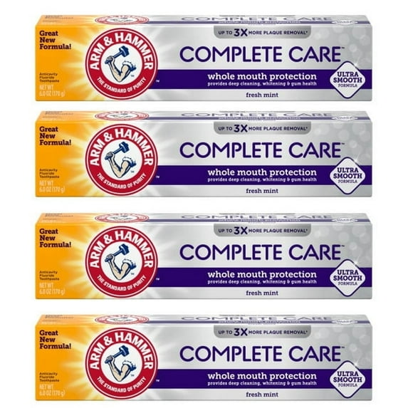 Arm & Hammer Complete Care Toothpaste, Fresh Mint Flavor, Whole Mouth ...