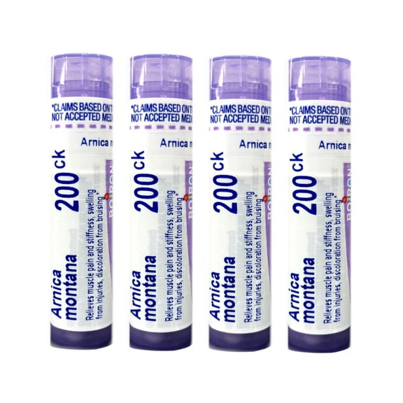 4 Pack Arnica Montana 200CK Boiron 80 Pellet Each