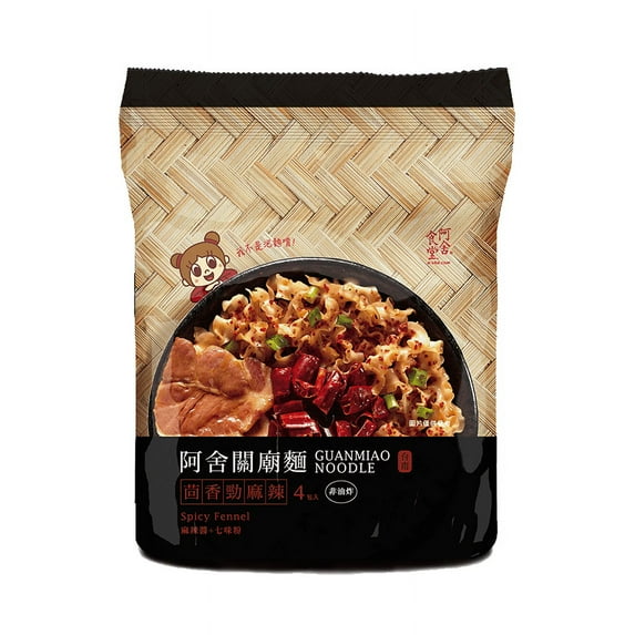 (4 Pack) Asha Spicy Fennel Premium Knife Cut Noodles, 13.55 oz