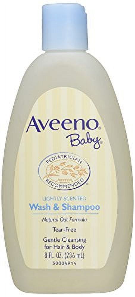 AVEENO Baby Wash and Shampoo 8 oz (4 Pack)