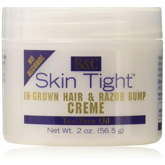4 Pack - B&C Skin Tight Extra Strength Razor Bump Creme 2 oz