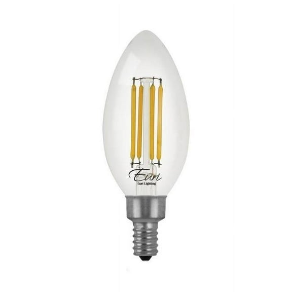 4 Pack B10 Led Bulb E12 60 Watt Equivalent Soft White