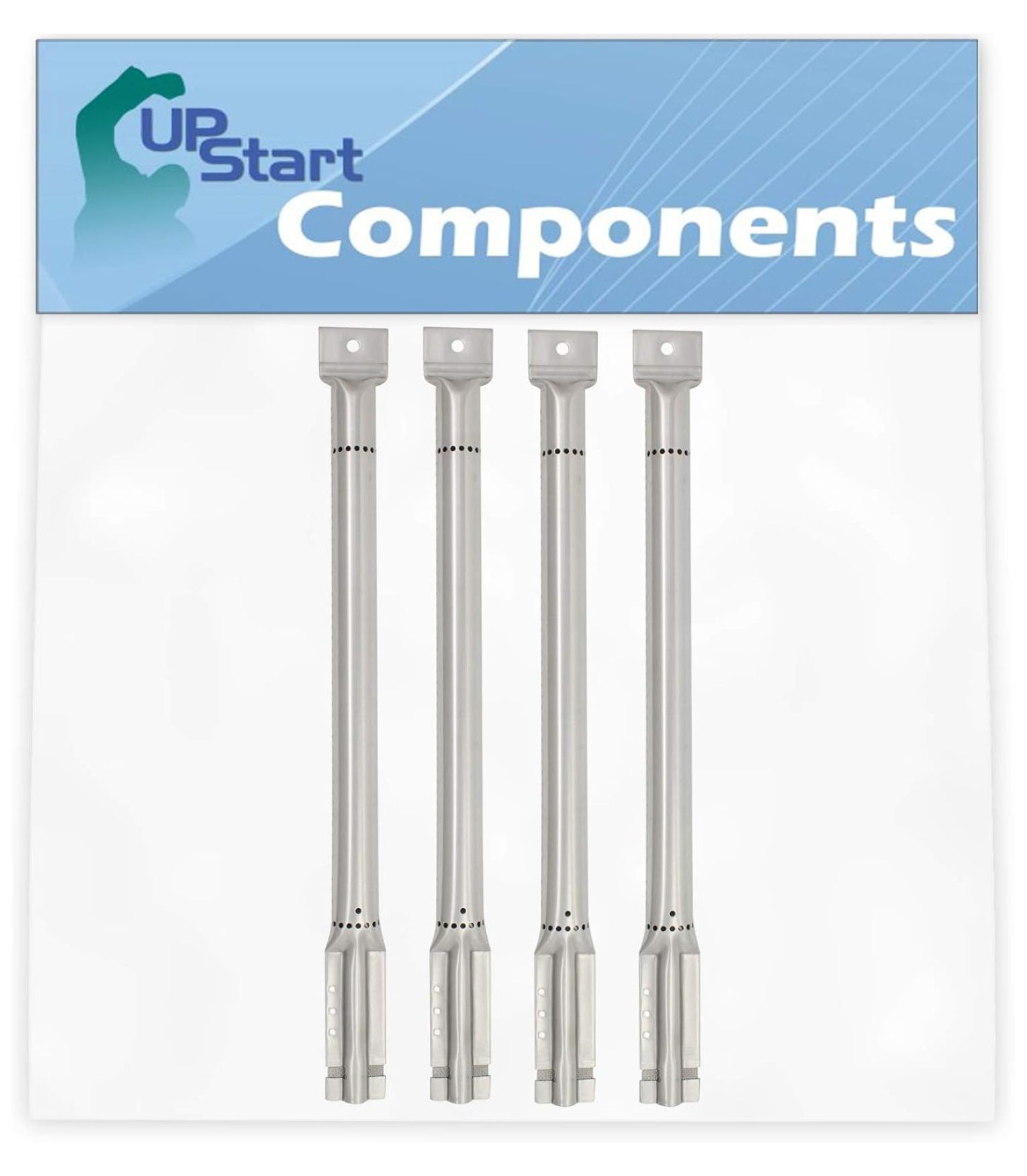 4Pack BBQ Gas Grill Tube Burner Replacement Parts for Charmglow 720