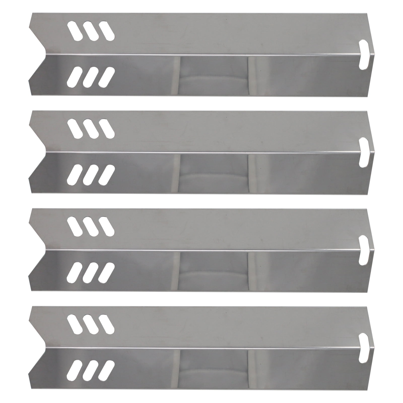 4 Pack BBQ Grill Heat Shield Plate Tent Replacement Parts for Backyard Classic BY14 101 001 04 Compatible Barbeque Stainless Steel Flame Tamer Flavorizer Bar Vaporizer Bar Burner Cover 15 Walmart Busi...