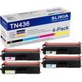 thumbnail image 1 of 4-Pack BK/C/M/Y TN436 Toner Cartridge: Compatible TN436 TN-436 Replacement for Brother HL-L8260CDW L8360CDW L8360CDWT L9310CDWTT DCP-L8410CDW MFC-L8610CDW L8690CDW L8900CDW L9570CDWT Printer, 1 of 6