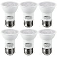 thumbnail image 1 of 6 Pack LED PAR16 Spot Light Bulbs, 6.5W(50W Eqv.) 500lm E26 Medium Base Dimmable Spotlight, 5000K Daylight, 1 of 7