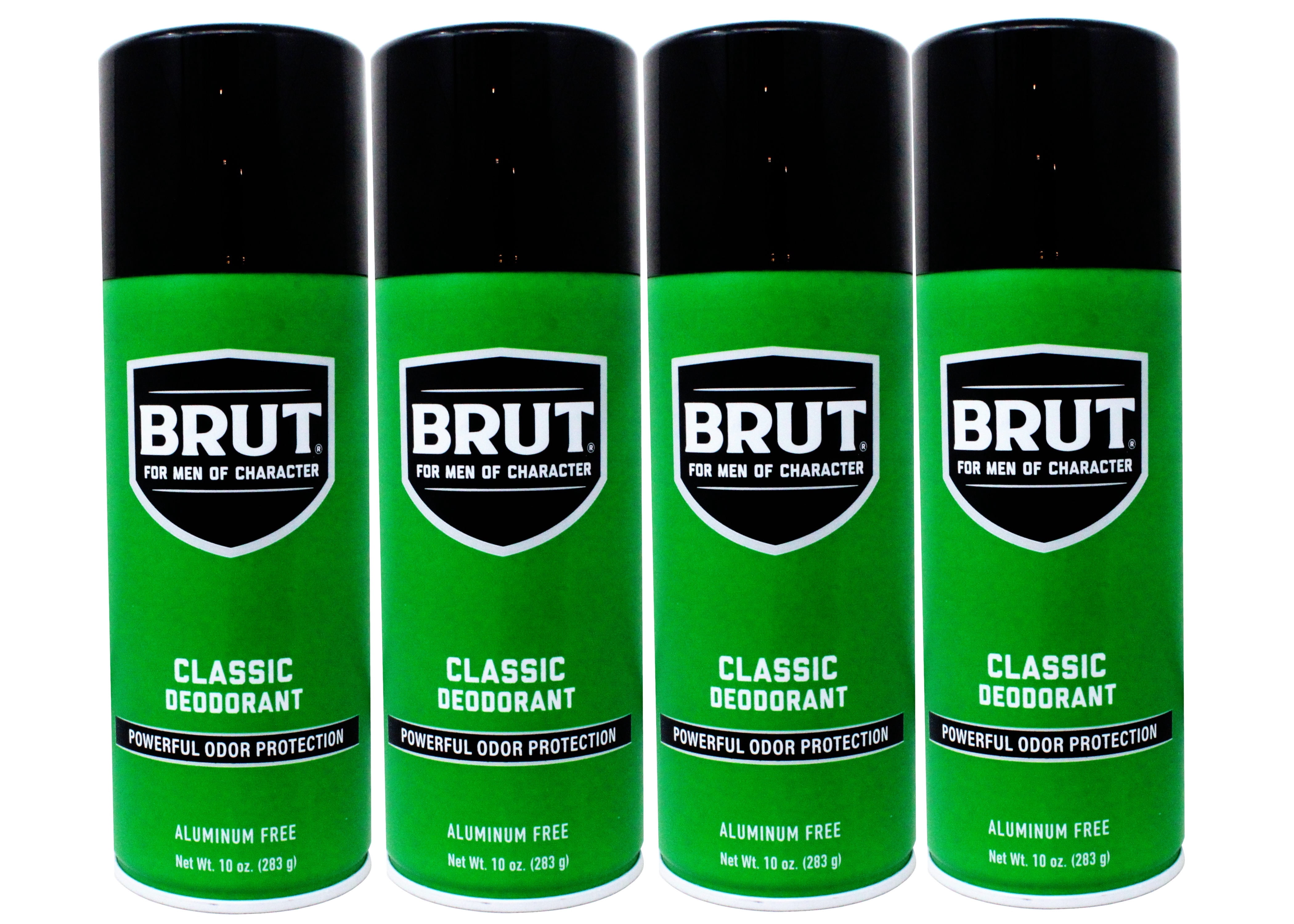 Brut Original Long-Lasting Deodorant Spray Original Scent 10 oz - 4 Pack