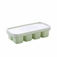 thumbnail image 1 of 4-Pack Baby Food Freezer Trays with Lids - BPA-Free Silicone Storage for Homemade Purees, Milk & Veggie Cubes - Stackable Refrigerator Containers, 1 of 8