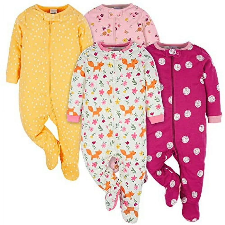 Cheap baby girl sleepers hotsell