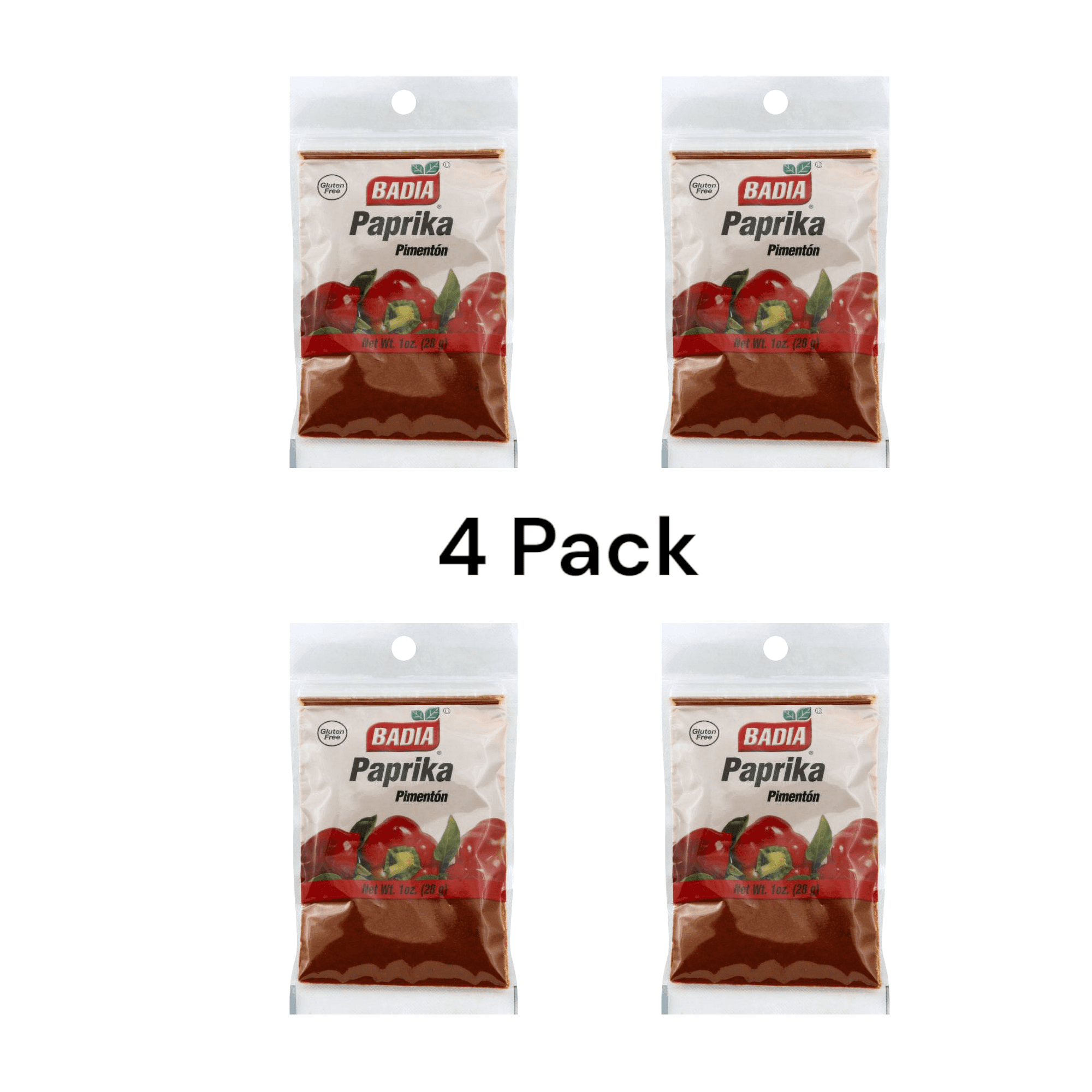 Badia Ground Paprika, 4 Pack, 1 Oz