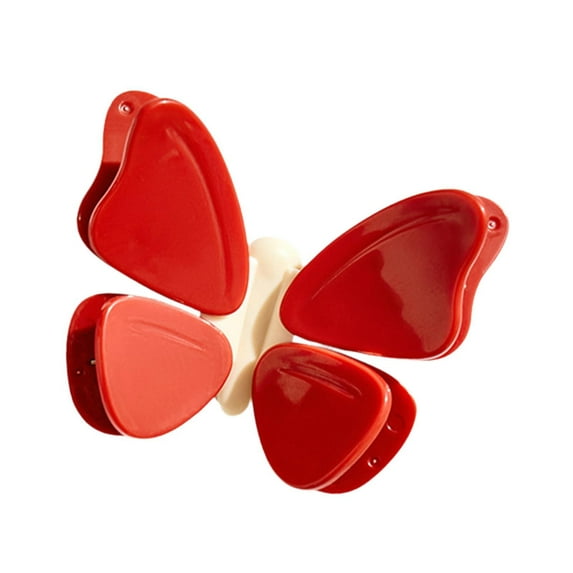 4 Pack Bag Clips Snack Clips Chip Clips with Butterfly Shape Airtight Seal for Kitchen Food Storage Organization