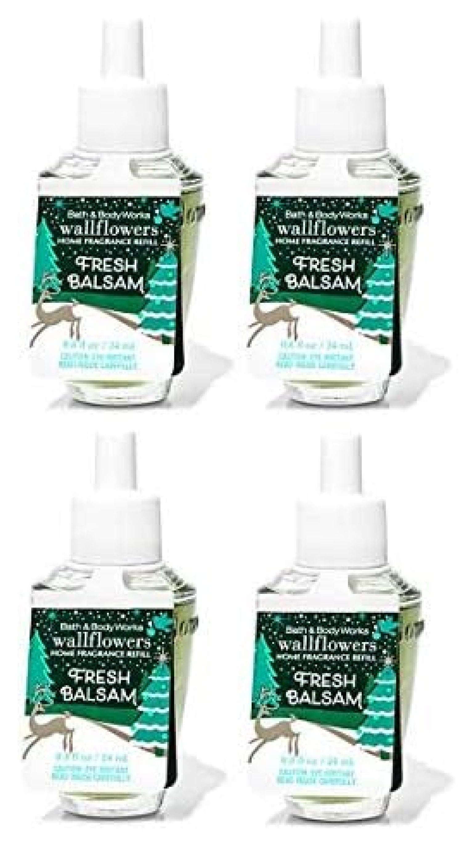 4 Pack Balsam Wallflowers Fragrance Refill 0.8 Oz.