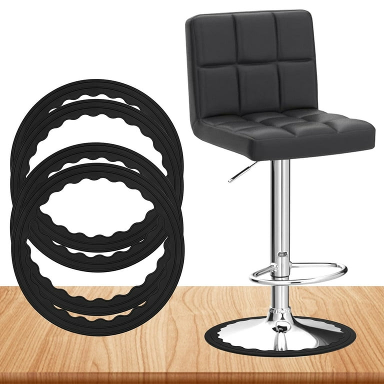 Pack Bar Stools Leg Protectors Ring,Non Slip Silicone Chair Leg