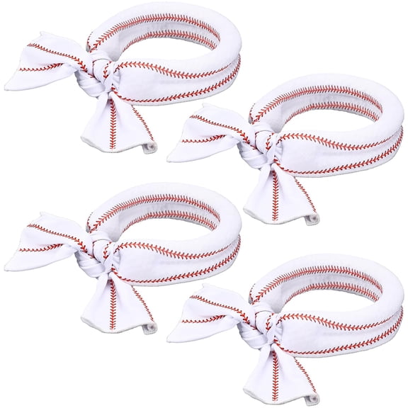 4 Pack Baseball Cooling Towel Softball Towel Breathable Chilly Ice Towels for Baseball Team Coach Gift Training Cold Sweat Rag for Sport