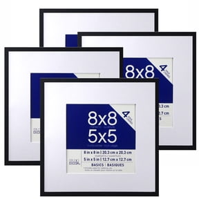 Studio Decor 4 Pack Basics 5" x 5" Multipurpose Wall Frames