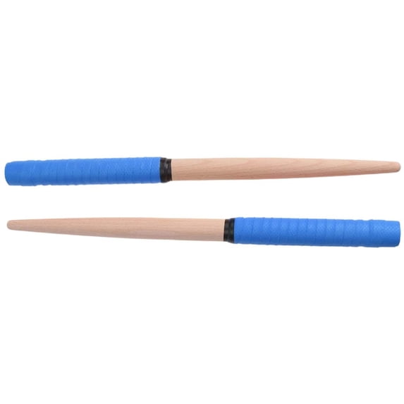 4 Pack Bass Drum Mallets, 13 Inch Percussion Sticks, Anti-Slip Soft Rubber Marching Drum Mallets with Wood Handle, Instrument Band Accessory for Drums Snare Drums