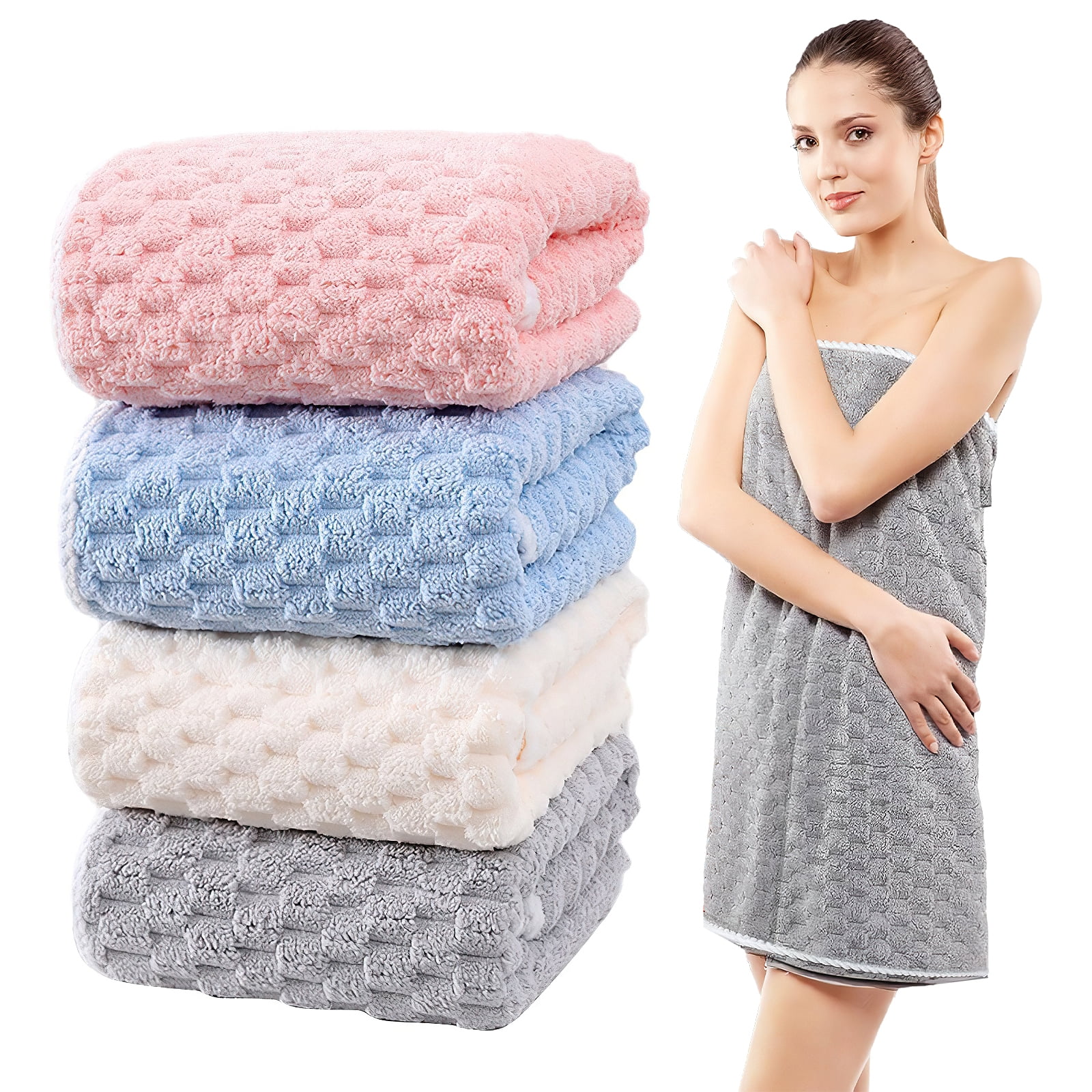 Microfiber Towels for Home Cleaning & Bath