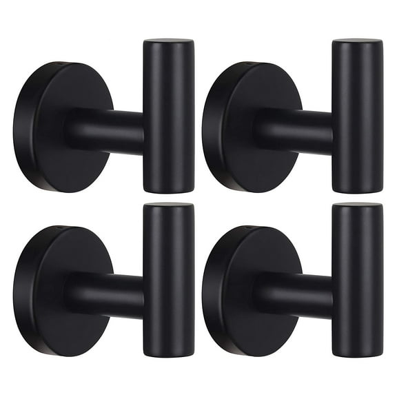 LLGLTOMO Easy Installation Wall Mount Hooks, 4 Pack