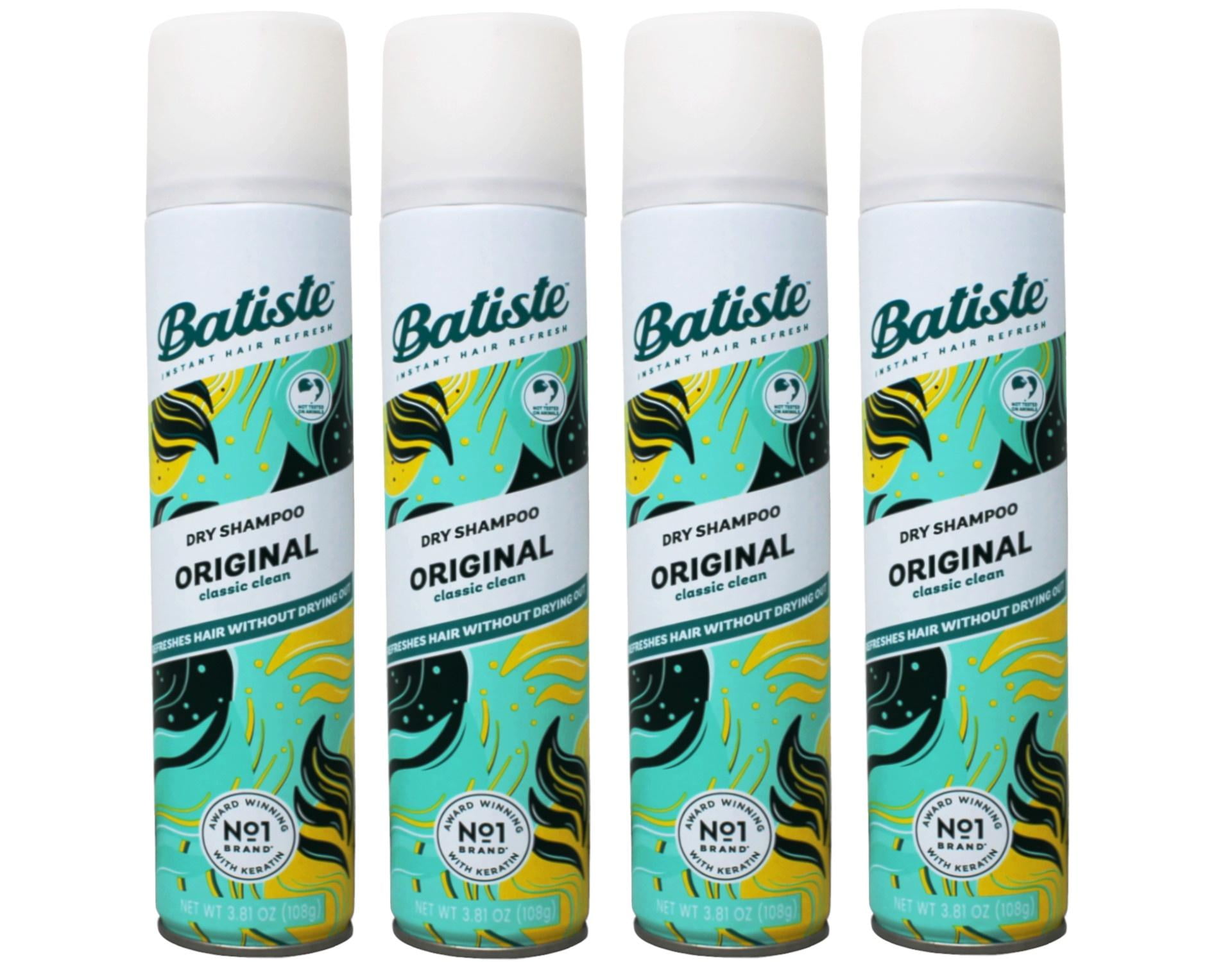 4 Pack - Batiste Dry Shampoo, Clean and Classic, 3.81 Oz Each