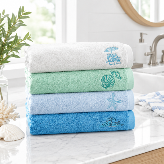 4 Pack Beach Hand Towelston 29x13 Bath