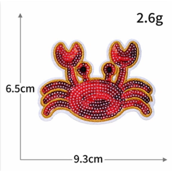 4 Pack Beach Sequin Embroidered Sun Hat Patches - Coconut Tree Design for Clothing & Fabric Repair