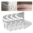 thumbnail image 1 of 4 Pack Bed Lock Sheet Holders Fit All Sheet Size,Sheet Secure Lock Fasteners With Lock Strips Heavy Duty Bed Sheet Corner Fastener Keep Sheets Firm & Tight Bed Sheet Holder Straps, 1 of 7