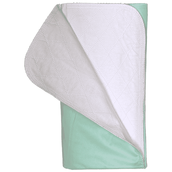 4 Pack Bed Pads Reusable Incontinence Underpads 36 in x 34 in - Green