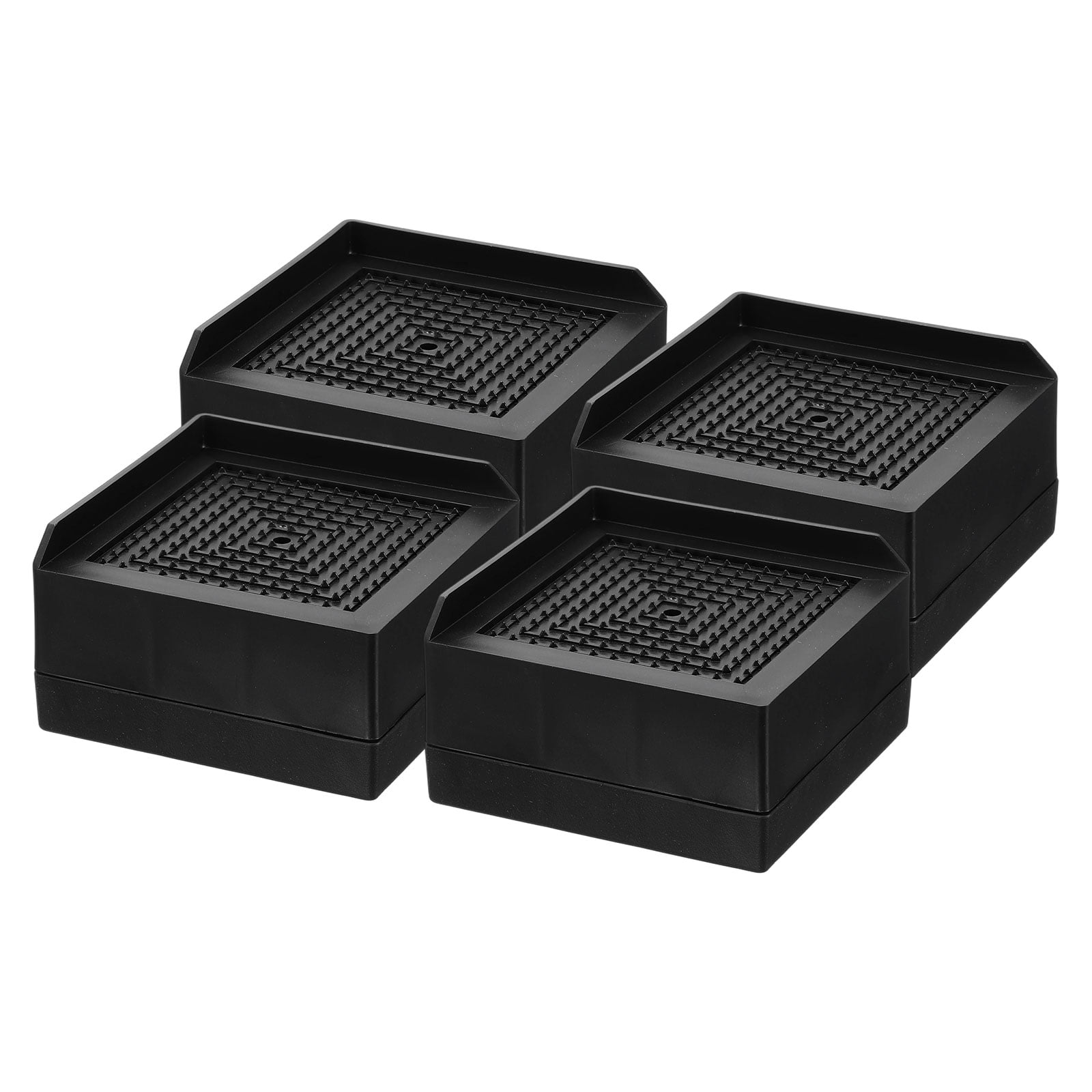 4 Pack Bed Risers Square Heavy Duty Stackable Lift Block to 1.9