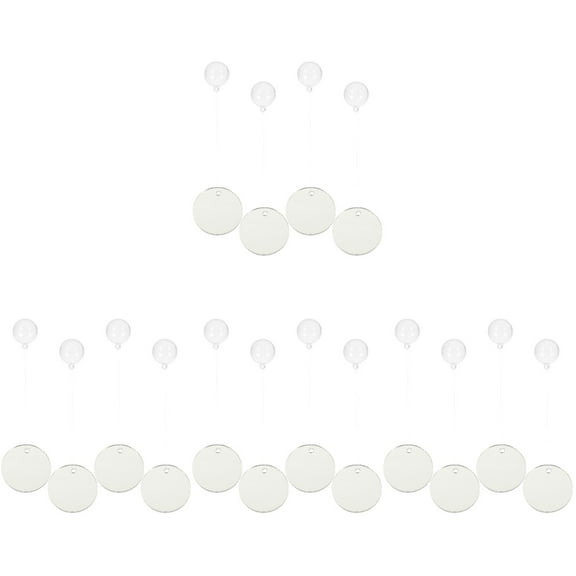 4 Pack Betta Training Mirror Floating Fish Plants for Aquarium Tank