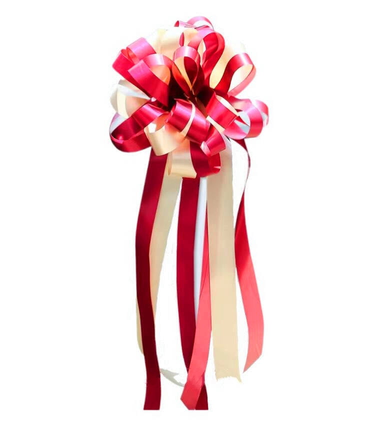 Giant Car Bow, Rose Gold Gift Wrapping for Vehicle (20 Inches