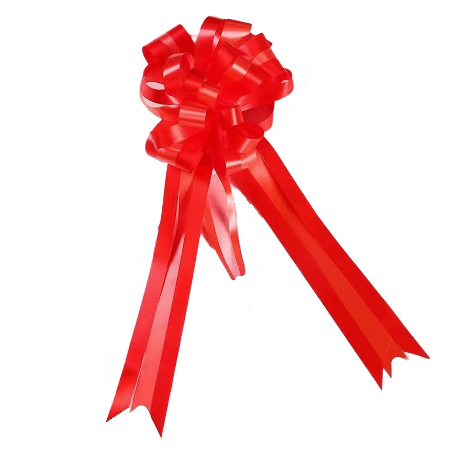 4 Pack Big Red Bows For Gifts Car Bow Gift Wrapping Bows Pull Bow for