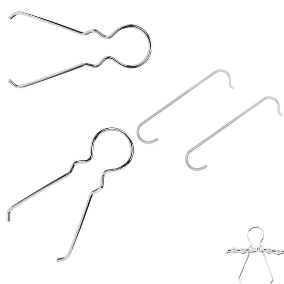 4 Pack Bike Chain Link Hook Bicycle Chain Master Link Hooks Quick Removal Clips Remover Opener Lever Clasp Bike Chain Tool for Bicycle Missing Link Bike Link Plier Bike Chain Repair Tools Set
