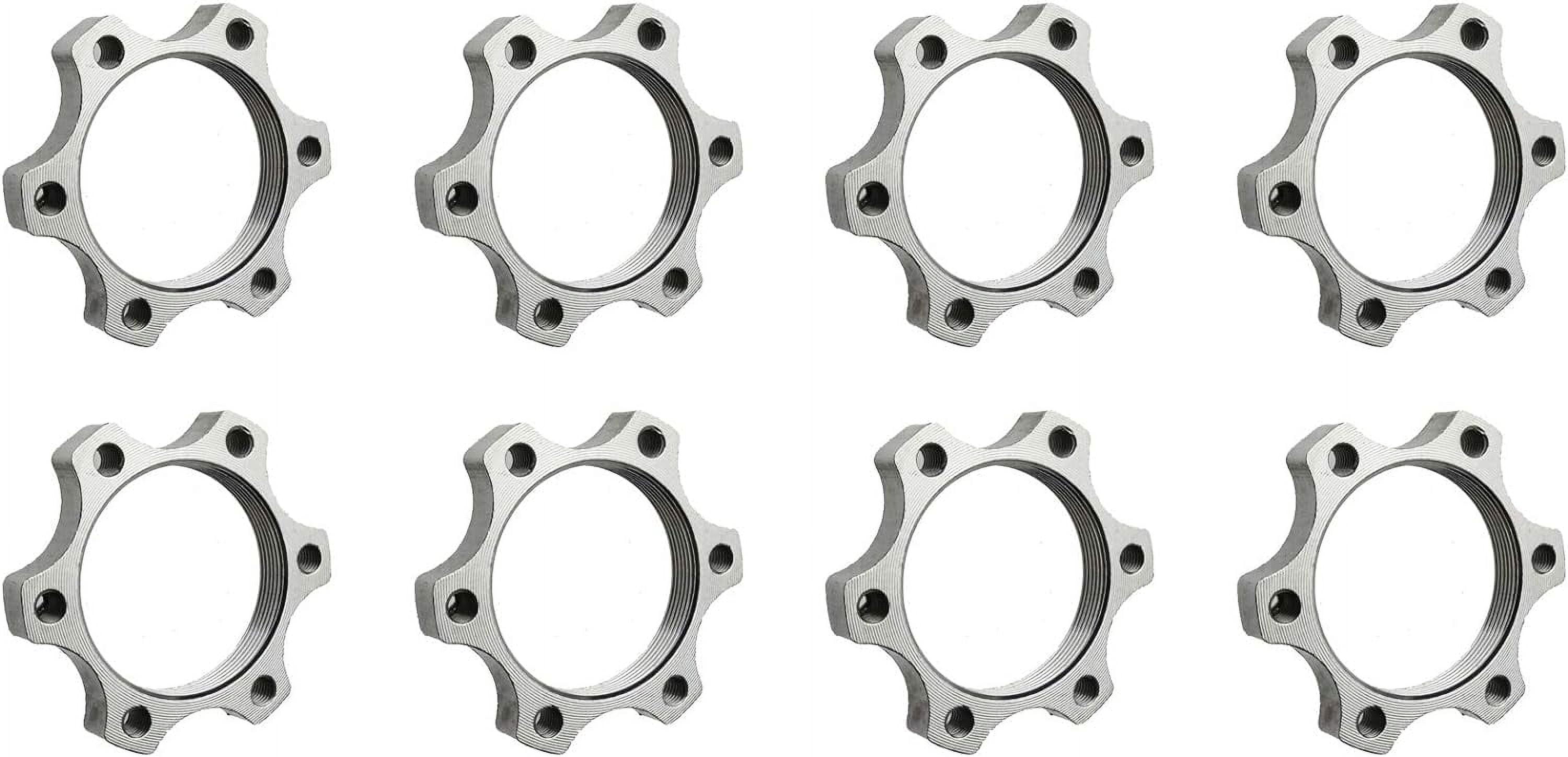 4 Pack Bike Threaded Hubs Disk Aluminium Alloy Brake Rotor 6 Bolt