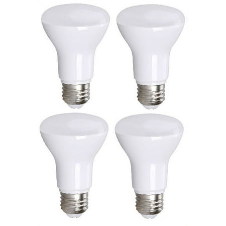 4 Pack Bioluz LED R20 BR20 LED Bulbs Dimmable Outdoor / Indoor Flood Lights Soft White 3000K UL Listed