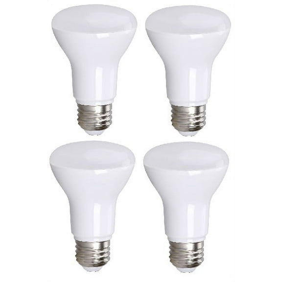 4 Pack Bioluz LED R20 BR20 LED Bulbs Dimmable Outdoor / Indoor Flood Lights Soft White 3000K UL Listed